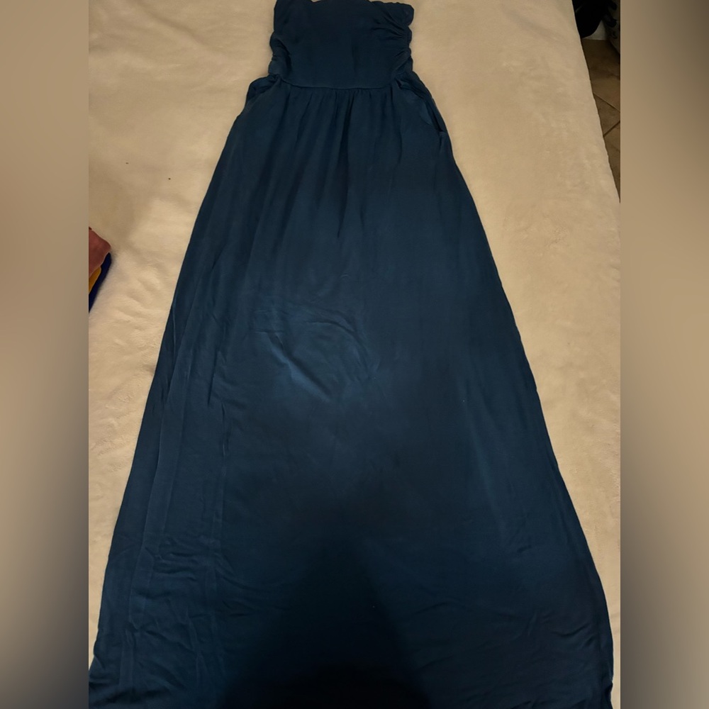 Absolutely Elegant Navy Maxi Dress